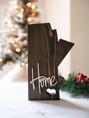 Table top wood decor - See All Manitoba Made products