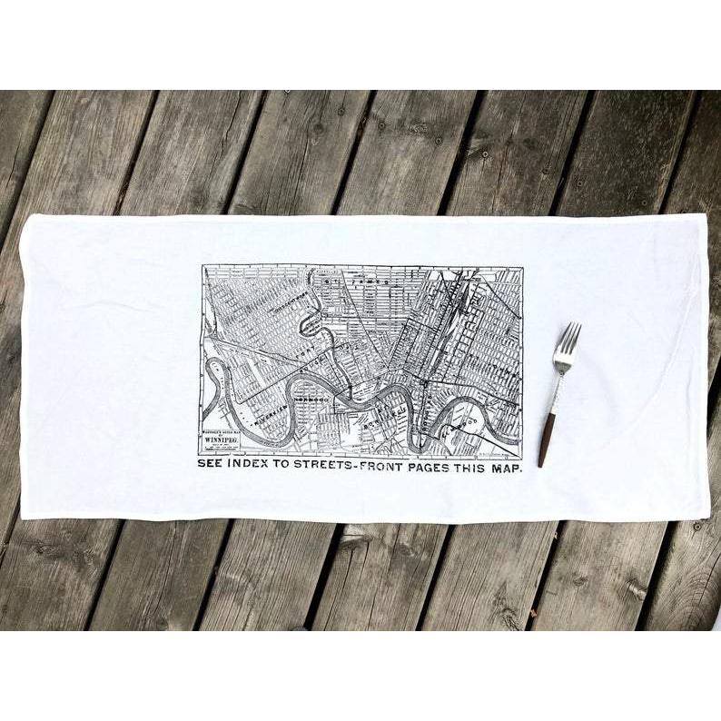 Winnipeg North of Fargo Tea Towels - 6 Prints