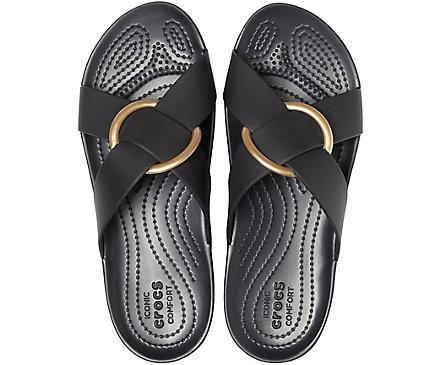 Product Image – Crocs Serena Cross-Band Slide