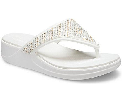 Crocs Women's Monterey Shimmer Wedge Flip