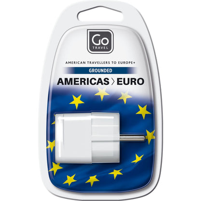 Go Travel North & South America to Europe Grounded Adaptor