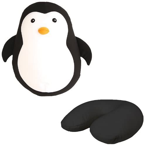 Product Image – Kikkerland Zip and Flip Penguin Pillow