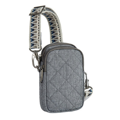 Travelon Boho Anti-Theft Two Compartment Phone Crossbody