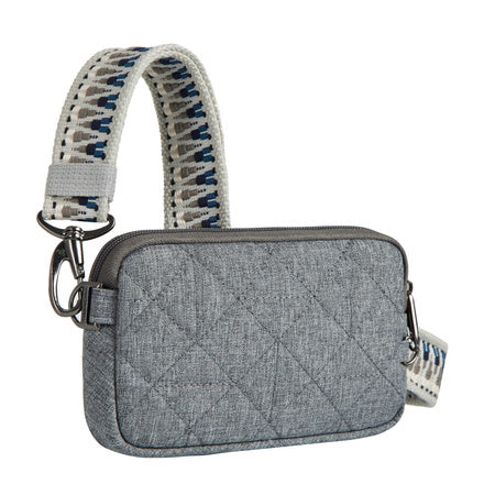 grey cross bag