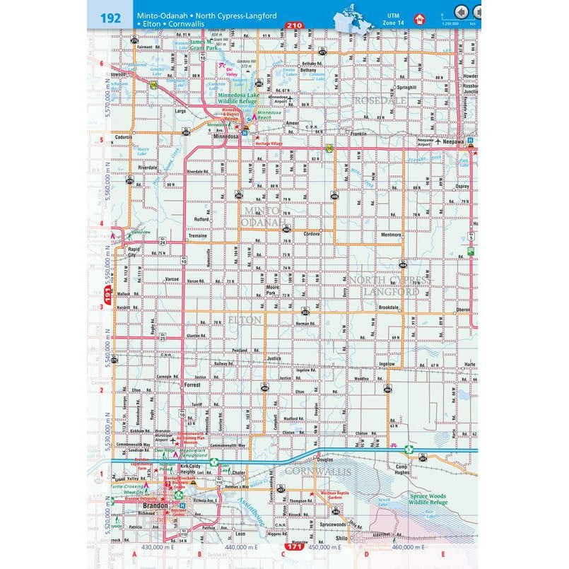 Winnipeg & Manitoba Street Atlas/Manitoba Back Road Atlas - 2021 Edition