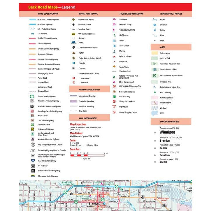 Winnipeg & Manitoba Street Atlas/Manitoba Back Road Atlas - 2021 Edition