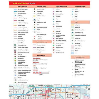 Winnipeg & Manitoba Street Atlas/Manitoba Back Road Atlas - 2021 Edition