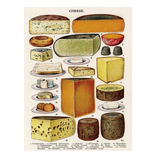 Product Image – Image showing various types of cheese.