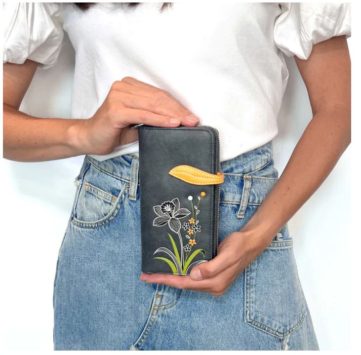 Espe Daffodil RFID Clutch Wallet