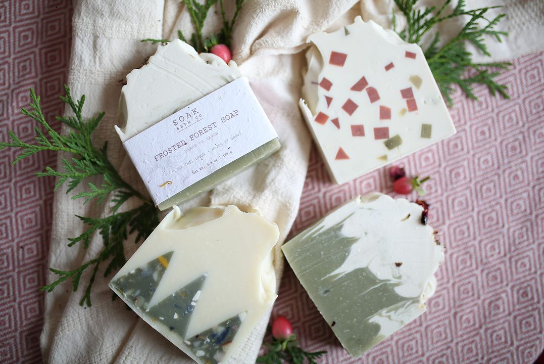 SOAK Bath Co. Bar Soaps Holiday Collection