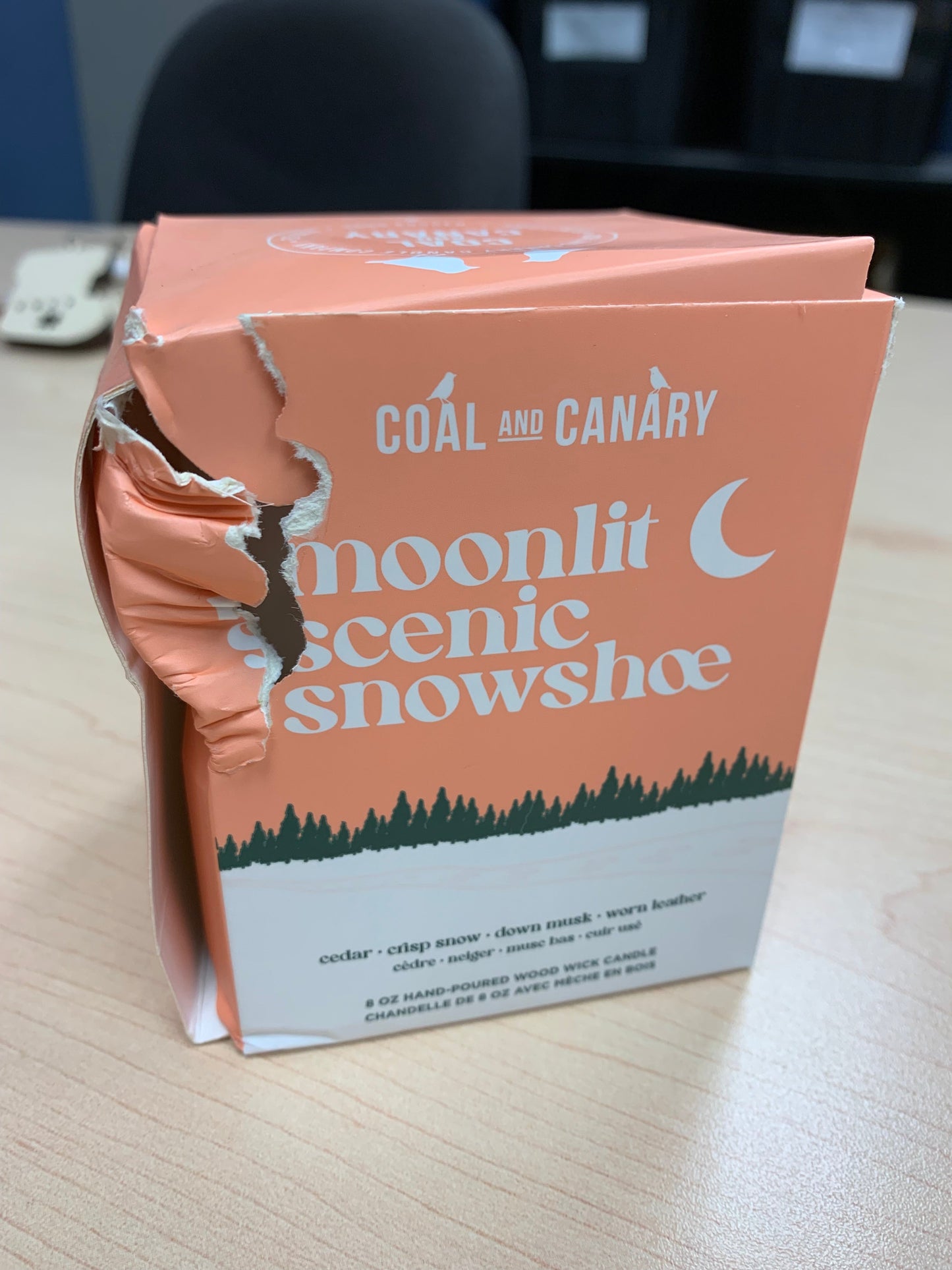 Coal and Canary Candles - Canadiana Collection - Damaged Box