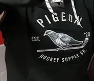 Product Image – Pigeon Hockey Supply Co. - Lace Up Hoodie