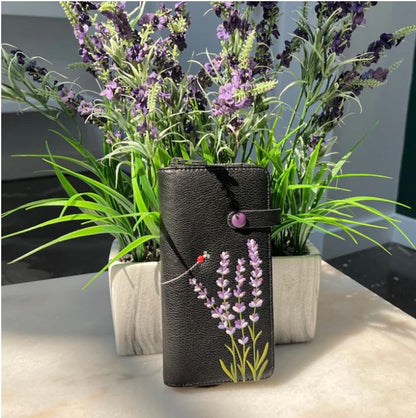 Espe Lavender RFID Clutch Wallet