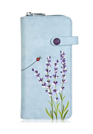 Espe Lavender RFID Clutch Wallet