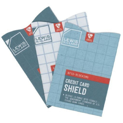 Lewis N. Clark RFID Credit Card Shield 3-Pack