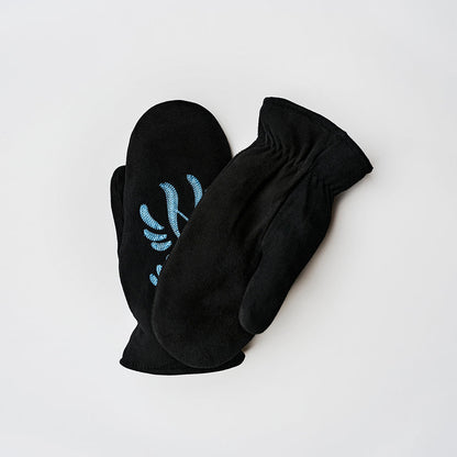 Raber Embroidered Lined Mitts - Snowbird