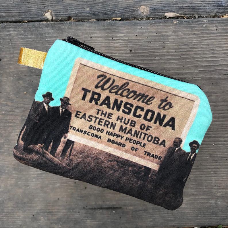 Winnipeg North of Fargo Transcona 8000 Happy People Coin Purse