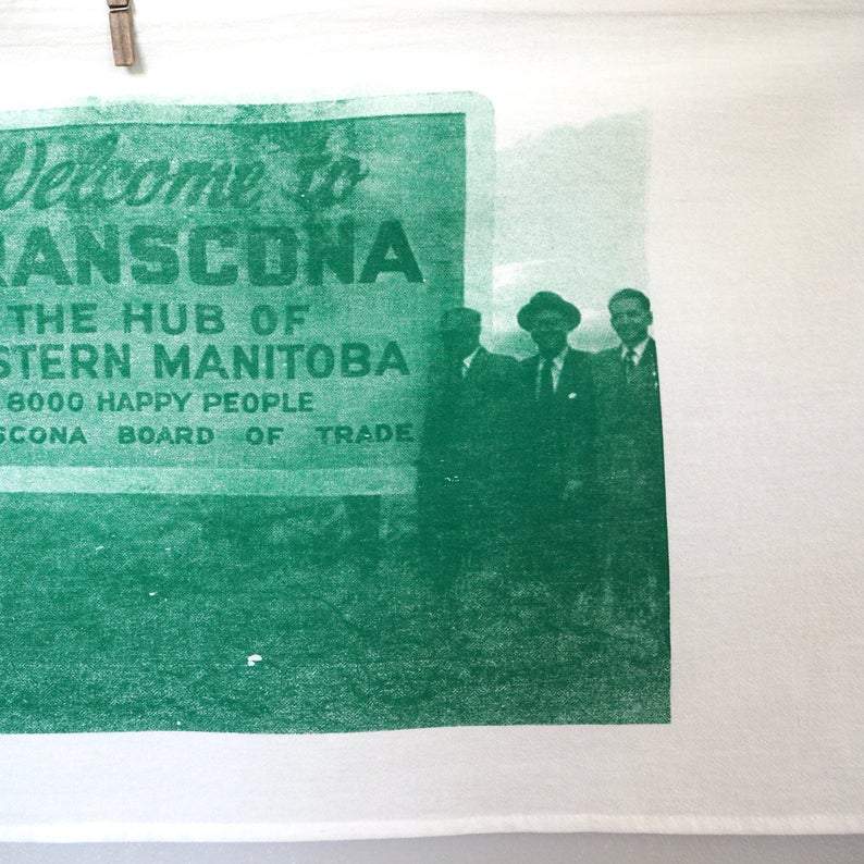 Winnipeg North of Fargo Transcona Tea Towel