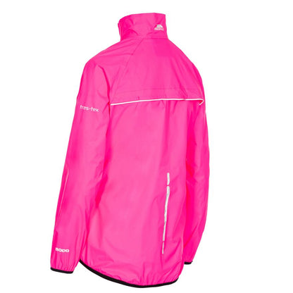 Trespass Beaming Women's Hi-Vis Waterproof Packaway Jacket