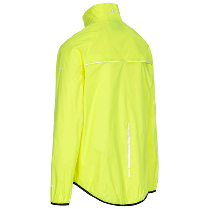 Trespass Retract Men's Hi-Vis Waterproof Packaway Jacket