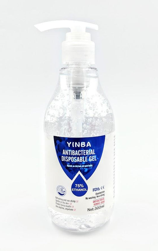 Product Image – Yinba Antibacterial Hand Sanitizer 10oz Pump Bottle