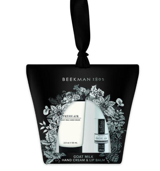 Beekman Fresh Air Hand Cream & Lip Balm Set