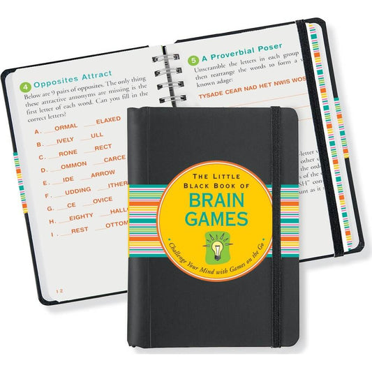 Product Image – Peter Pauper Press Little Black Book of Brain Games