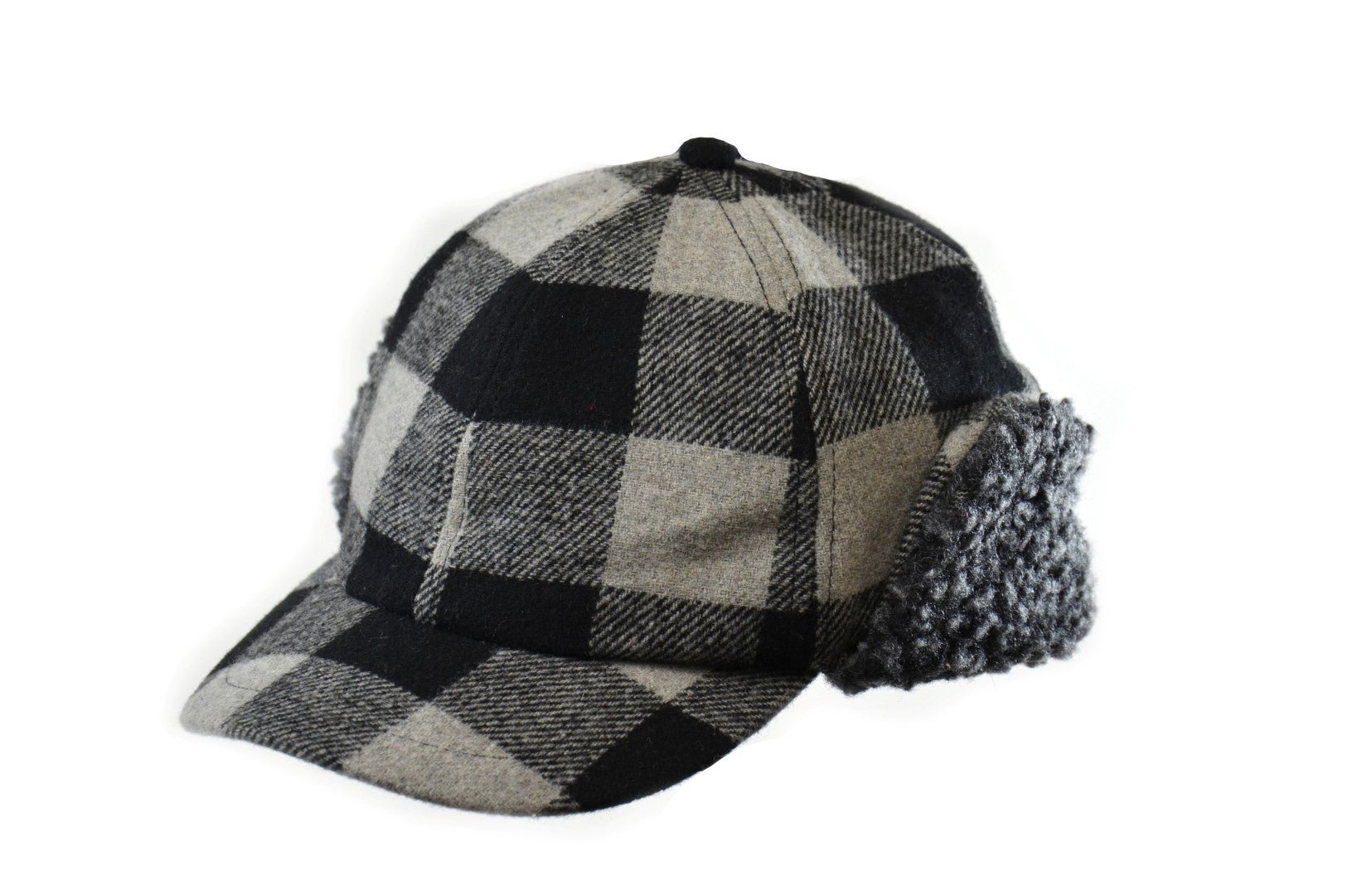 Crown CapCrown Cap Wool Blend Buffalo Check CapHats1018762