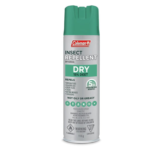 Product Image – CSI SportsColeman Insect Repellent - Dry Aerosol 15% DEETSkin Insect Repellent1017787