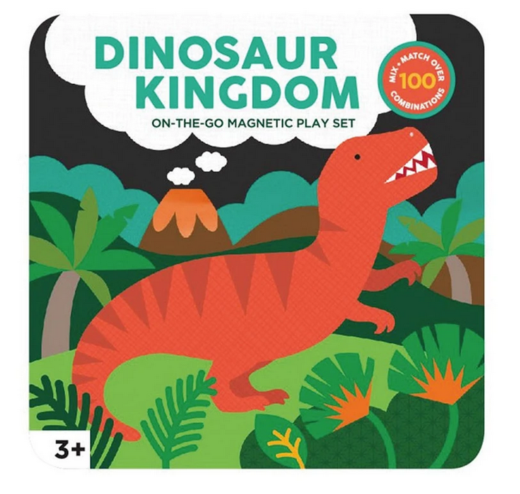 Petit Collage Dinosaur Kingdom Magnetic Play Set