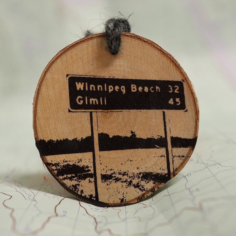 Winnipeg North of Fargo Gimli & Winnipeg Beach Ornament