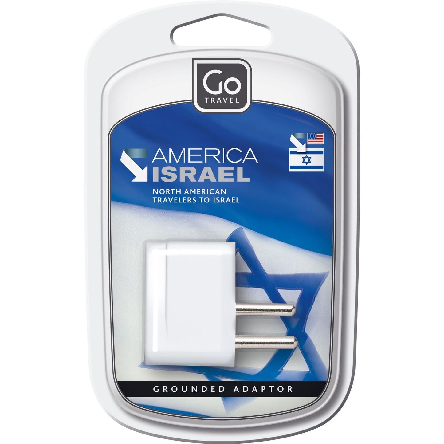 Go TravelGo Travel North & South America to Israel Grounded AdaptorAdapters1017927