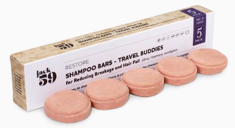 Jack59Jack59 Travel Size Shampoo Bar Refill 5-PackShampoo Bar1020043