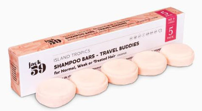 Jack59Jack59 Travel Size Shampoo Bar Refill 5-PackShampoo Bar1020044