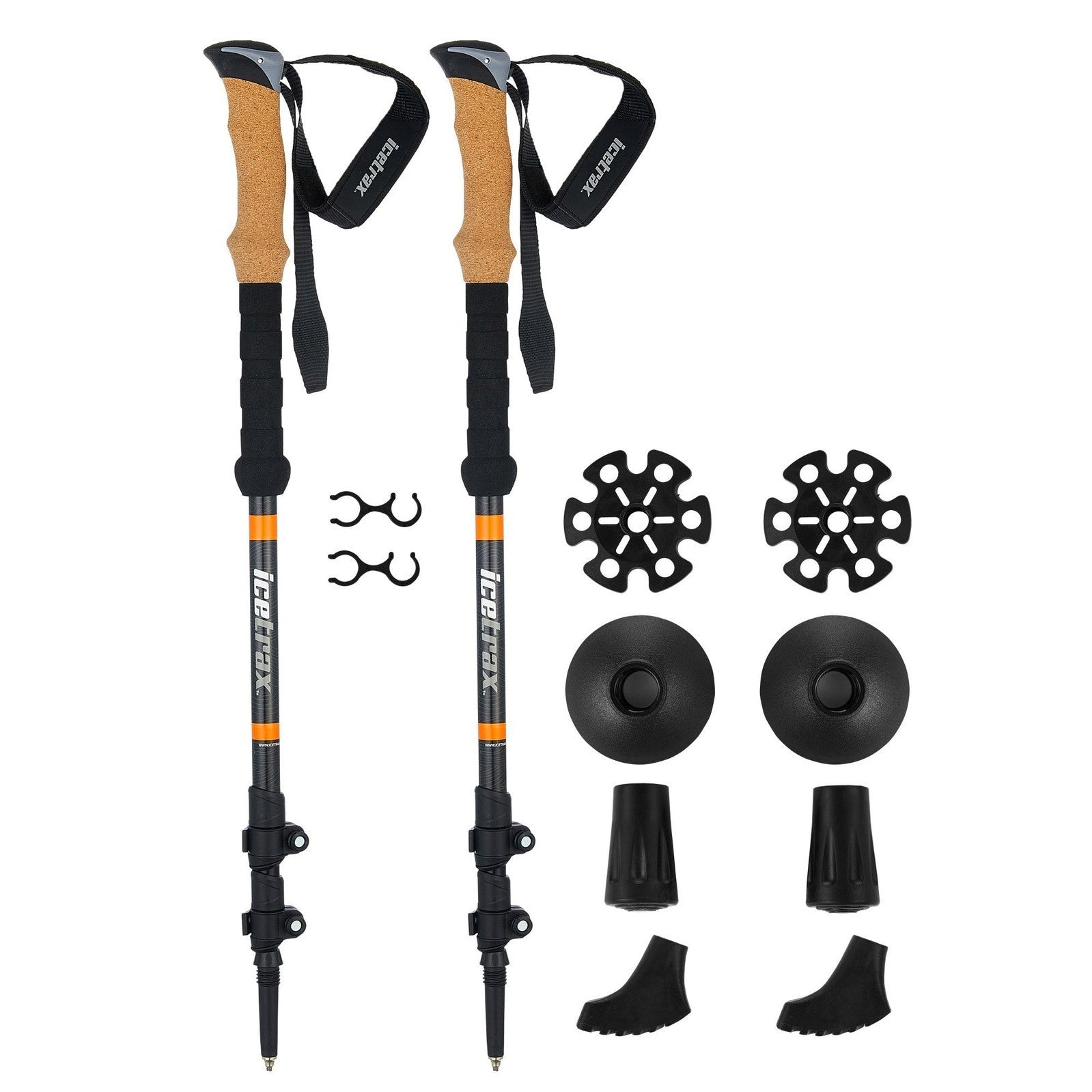 Jovi SportsIcetrax Aluminum Trekking PolesWalking Poles1016736