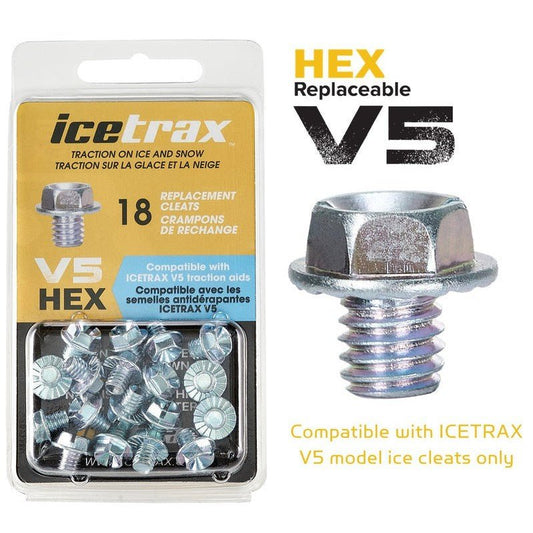 Product Image – Jovi SportsIcetrax Hex Replacement Spikes for V5 Ice CleatsIceTrax1016741