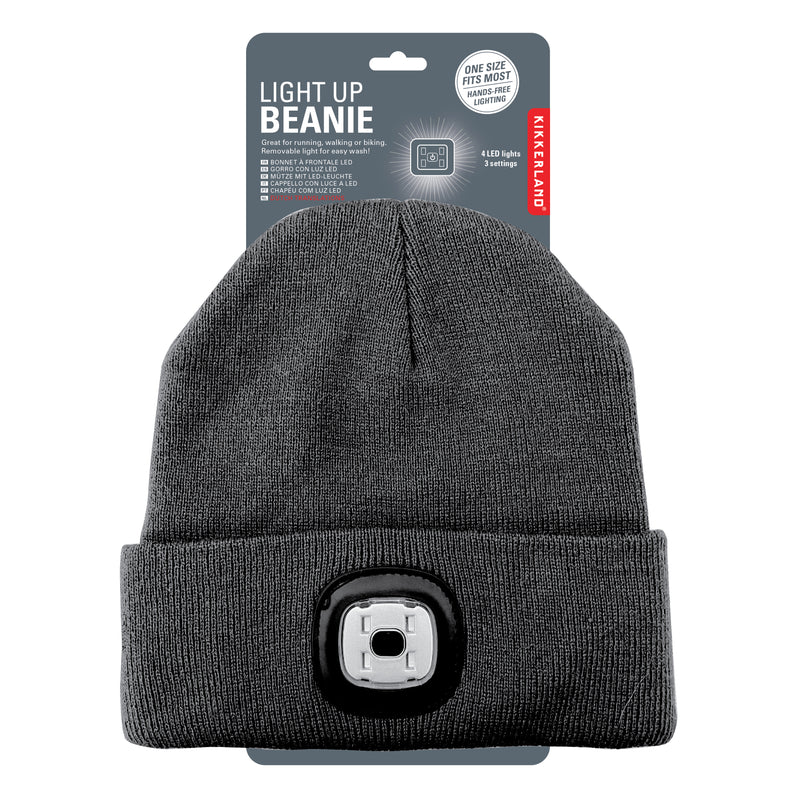 KikkerlandKikkerland Grey Light Up BeanieHat1019032