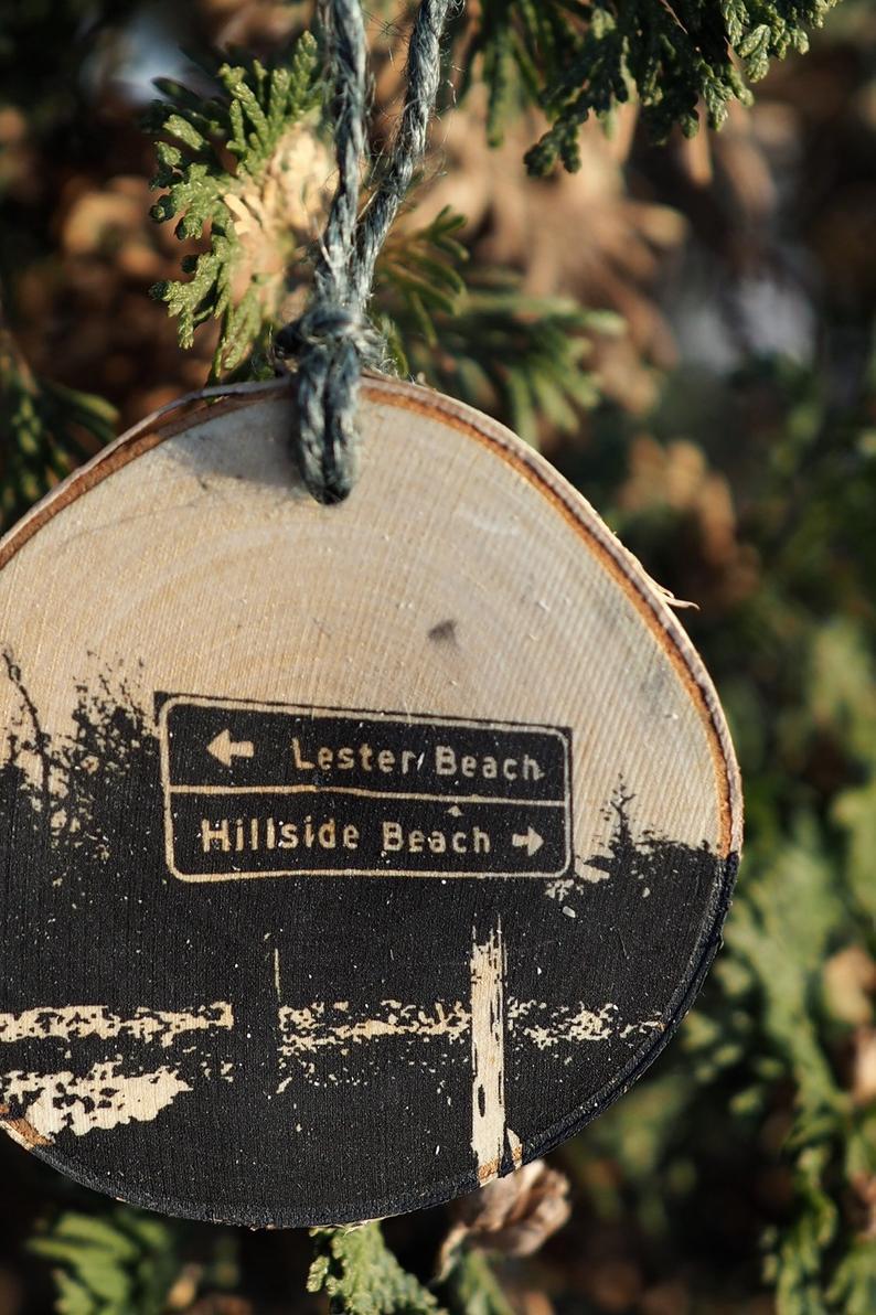 Winnipeg North of Fargo Lester Beach & Hillside Ornament