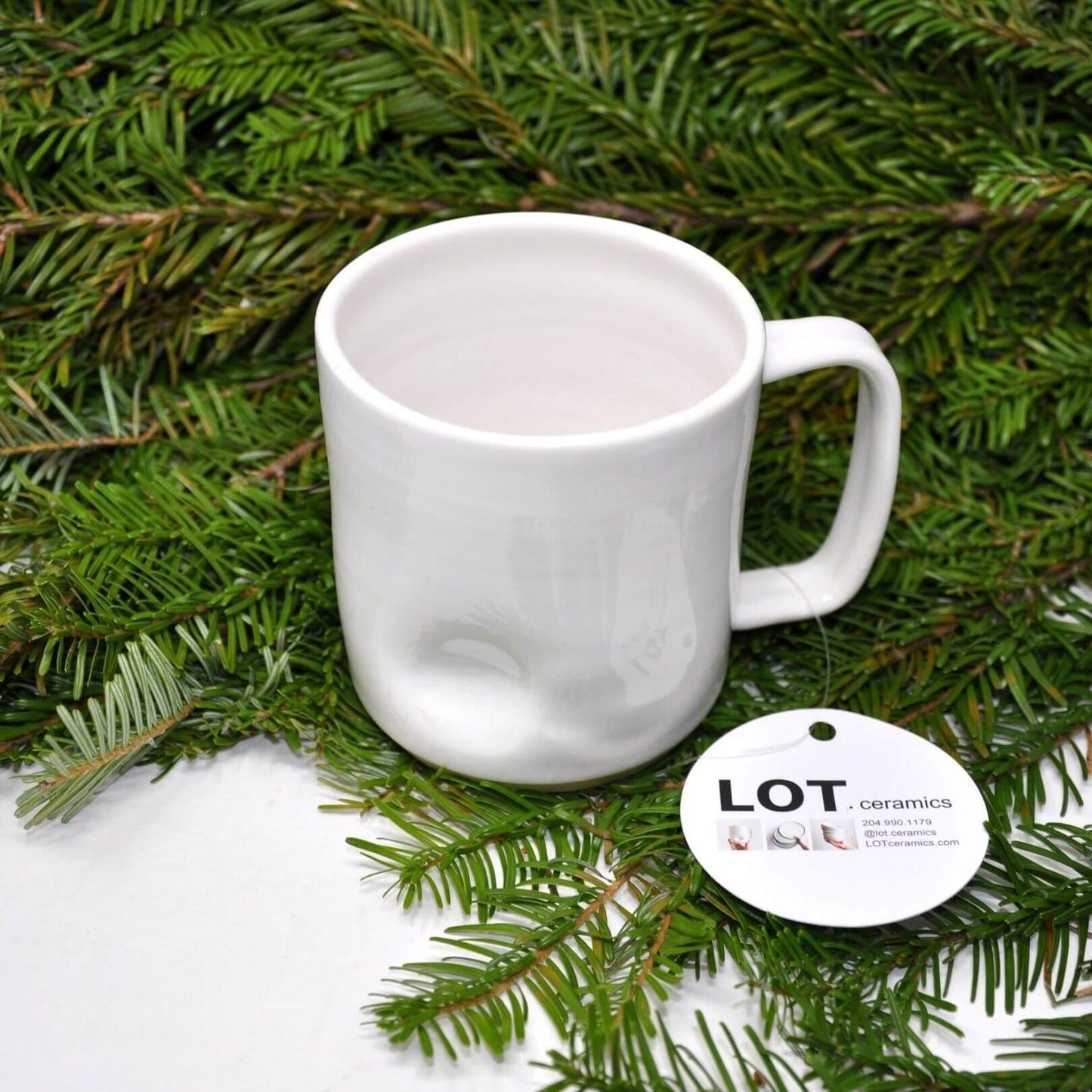 Lot.CeramicsLot.Ceramics Tall Dent Mug - 3 styles availableGift1015957