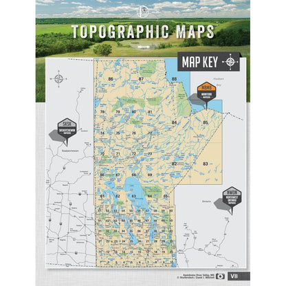 Map ArtBackroad Mapbooks - Manitoba 3rd EditionMap1017288