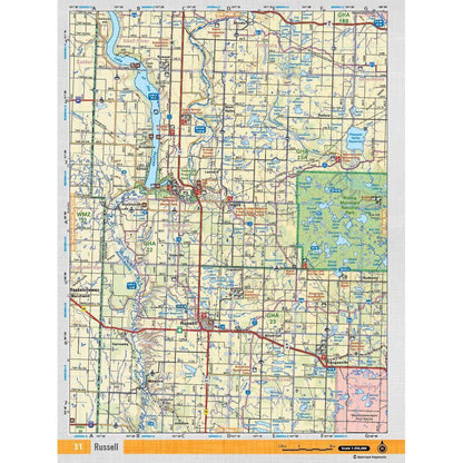 Map ArtBackroad Mapbooks - Manitoba 3rd EditionMap1017288