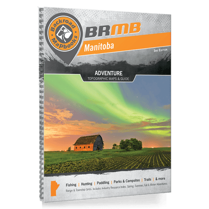 Map ArtBackroad Mapbooks - Manitoba 3rd EditionMap1017288