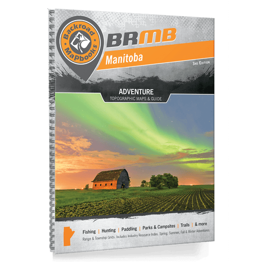 Product Image – Map ArtBackroad Mapbooks - Manitoba 3rd EditionMap1017288
