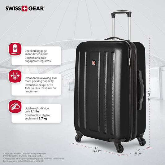 Product Image – Swiss Gear La Sarinne 24" Expandable Hardside Luggage