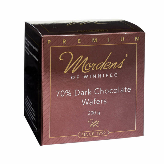 Product Image – Mordens' of WinnipegMordens' of Winnipeg 70% Dark Chocolate WafersFood1015940