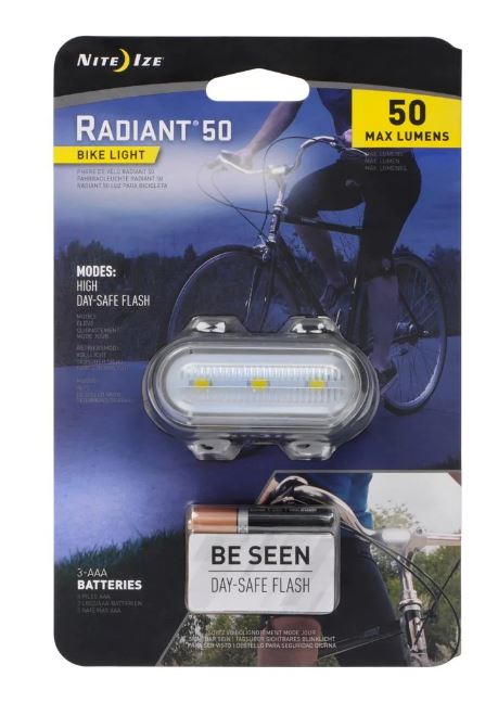 Product Image – NITE IZENite Ize Radiant 50 Bike LightBicycle Light1010545