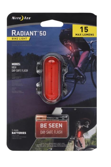 Product Image – NITE IZENite Ize Radiant 50 Bike LightBicycle Light1010546