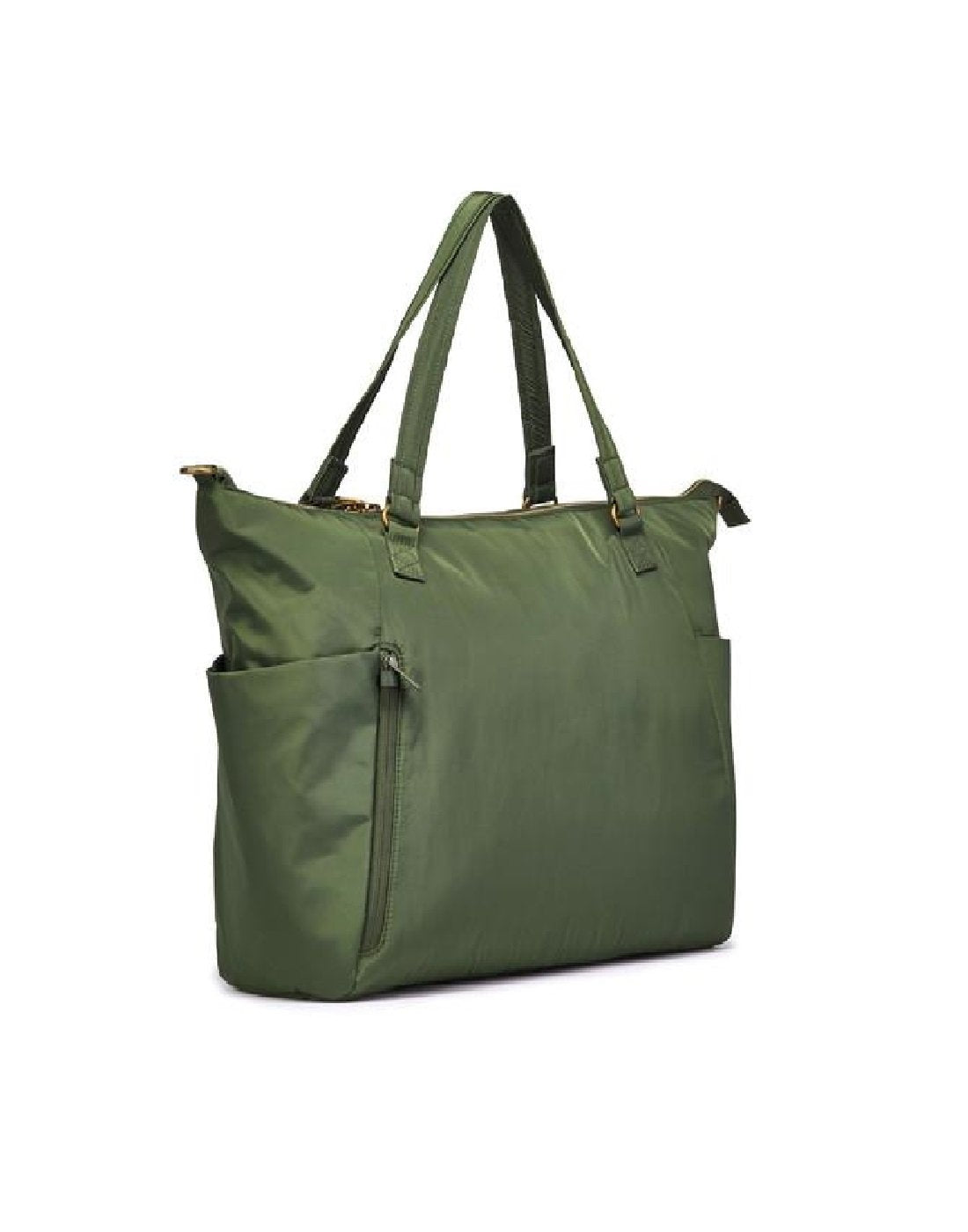 Image showing front of tote bag in medium green.