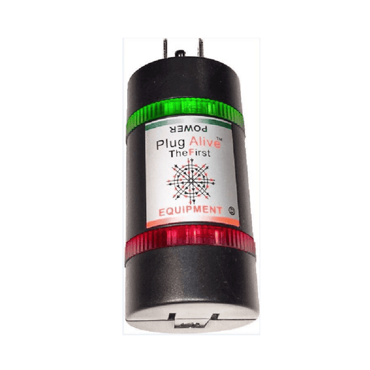 Product Image – Image showing product in black with green and red transparent light bands.