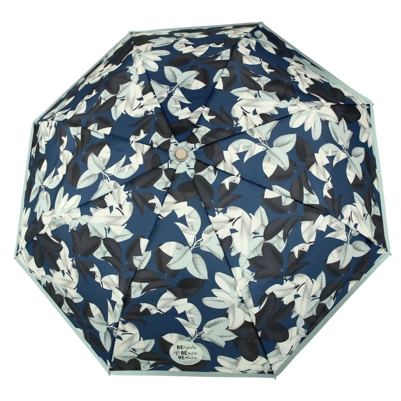 Perletti Green Automatic, Windproof Umbrella - Leaves